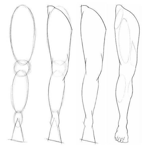 How to draw legs - How To Draw Tutorials